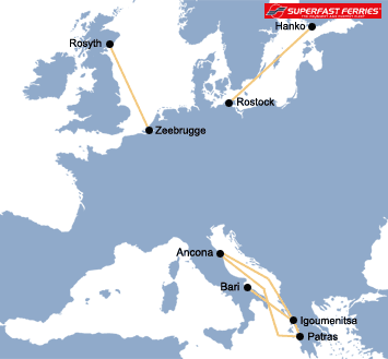 Superfast Freight Map