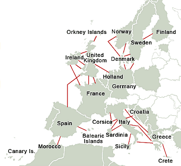 Ferry Logistics Route Maps
